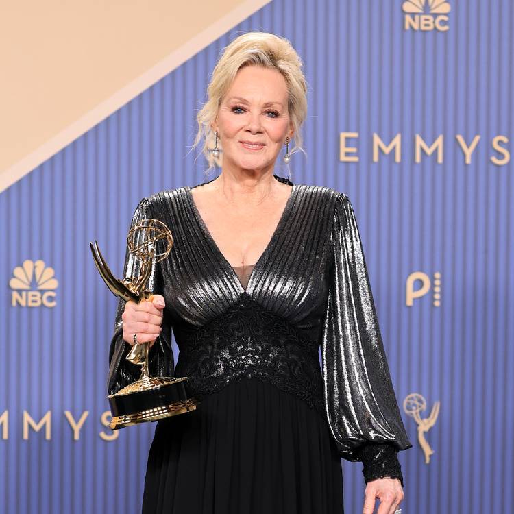 Jean Smart, winner of the Outstanding Lead Actress in a Comedy Series Award for “Hacks”, poses in the press room during the 78th Primetime Emmy Awards at Peacock Theater on September 14, 2026 in Los Angeles, California.