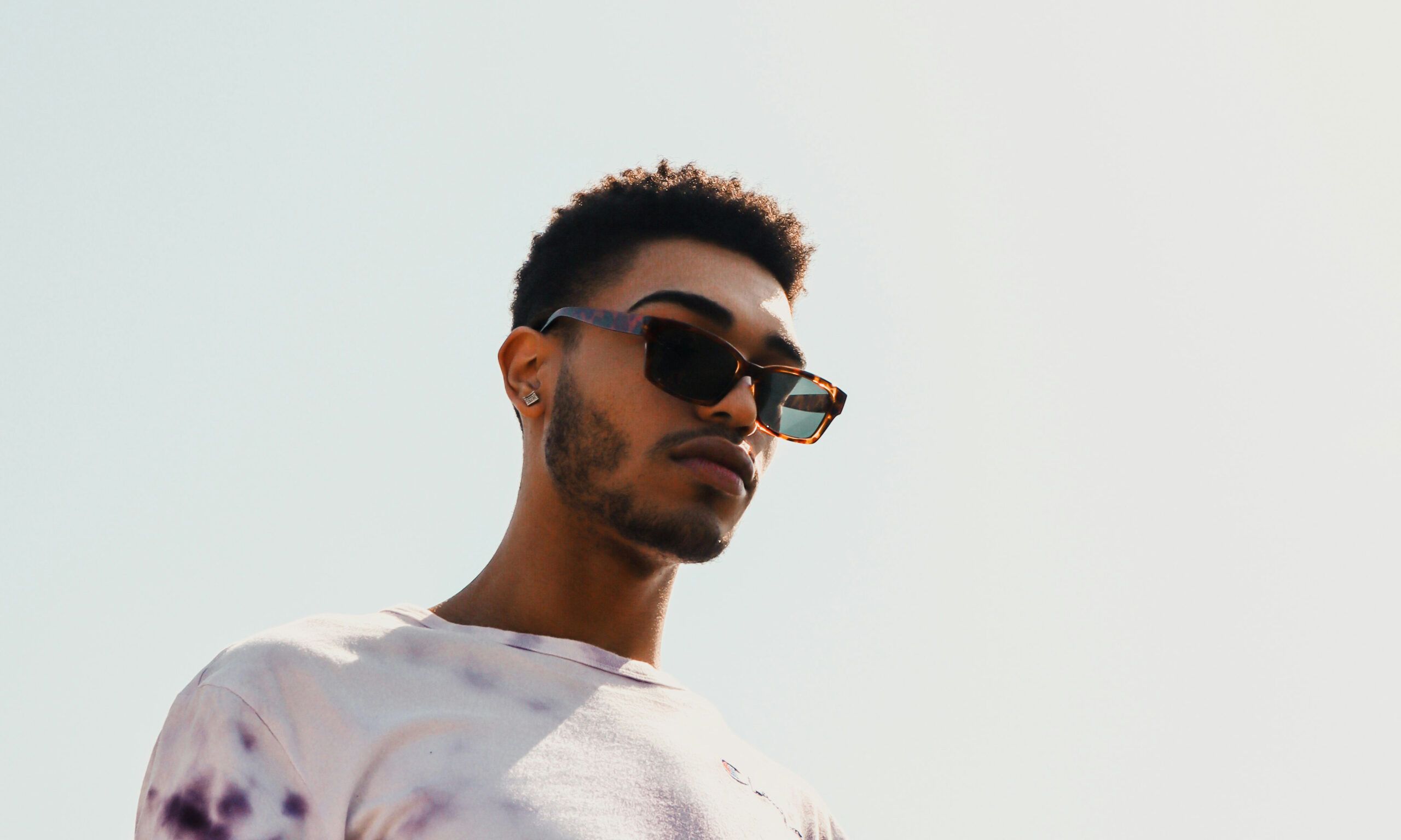 young man in sunglasses