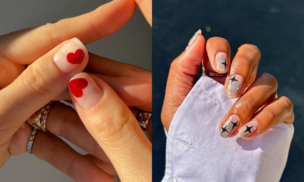 DIY nail art examples