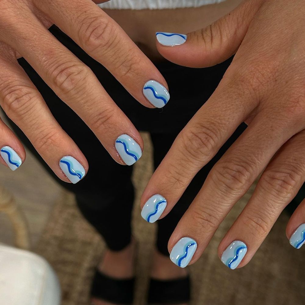 Blue Swirls