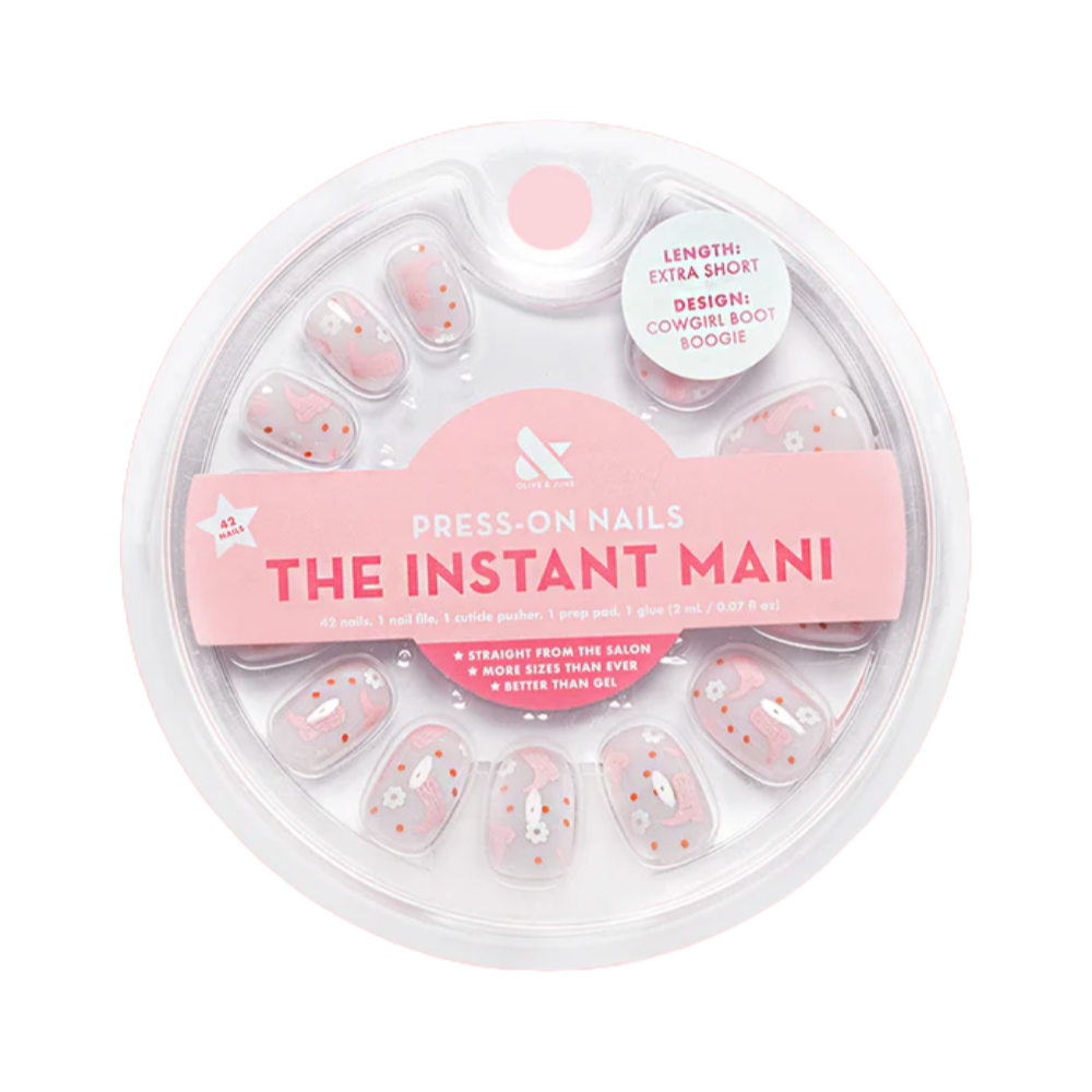 Olive &amp; June Cowboy Boot Boogie Glue-On Nails ($10)