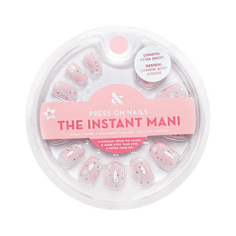 Olive &amp; June Cowboy Boot Boogie Glue-On Nails ($10)