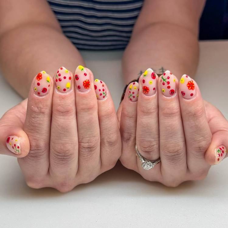 tomato nails