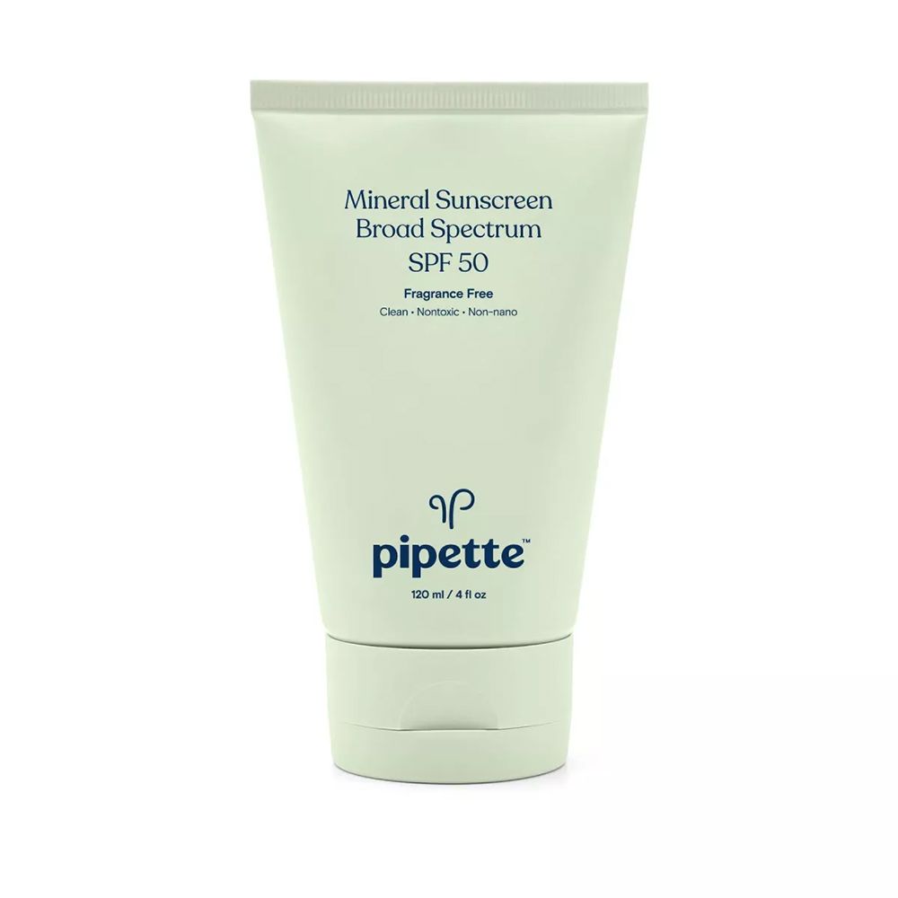 Pipette Mineral Sunscreen SPF 50 ($14)