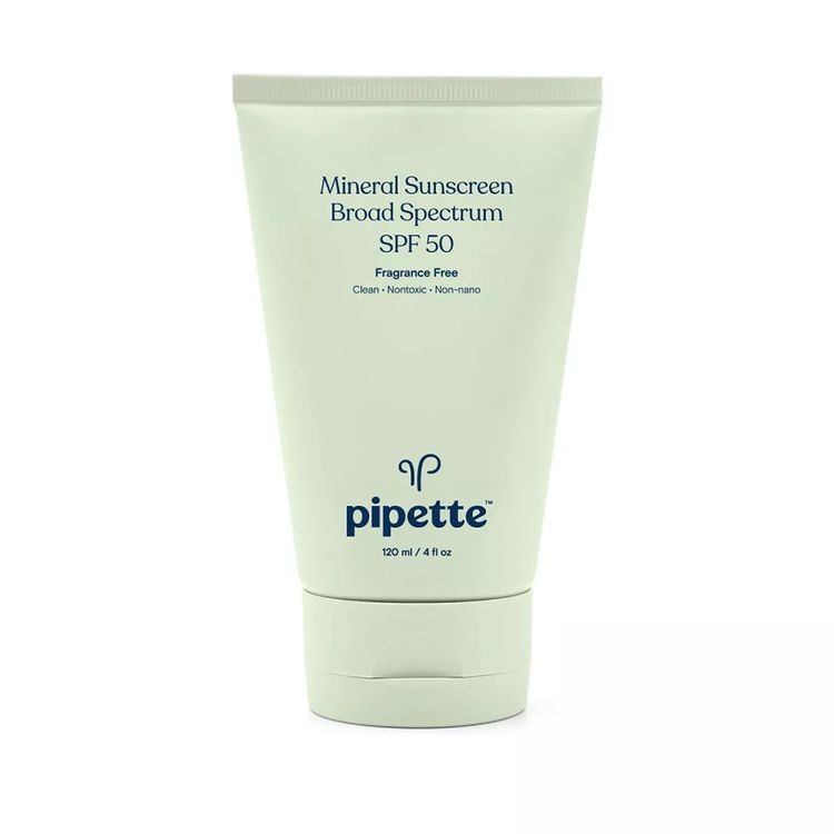 Pipette Mineral Sunscreen SPF 50 ($14)