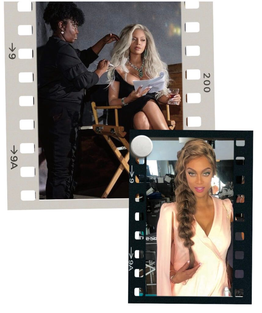 beyonce and tyra banks wigs