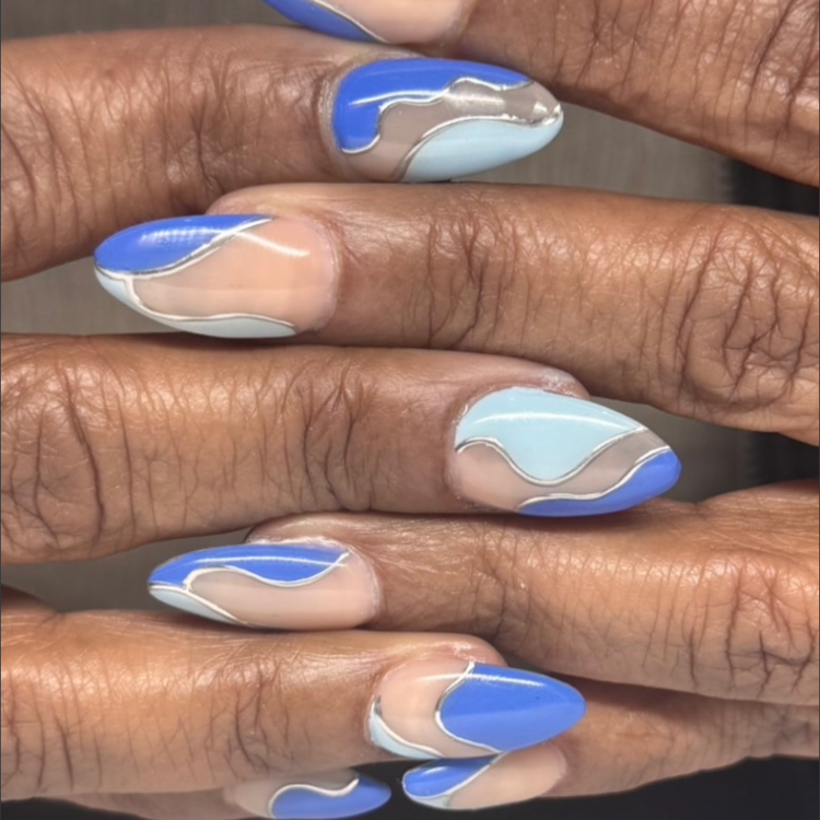 Two-Toned Blueberry Chai