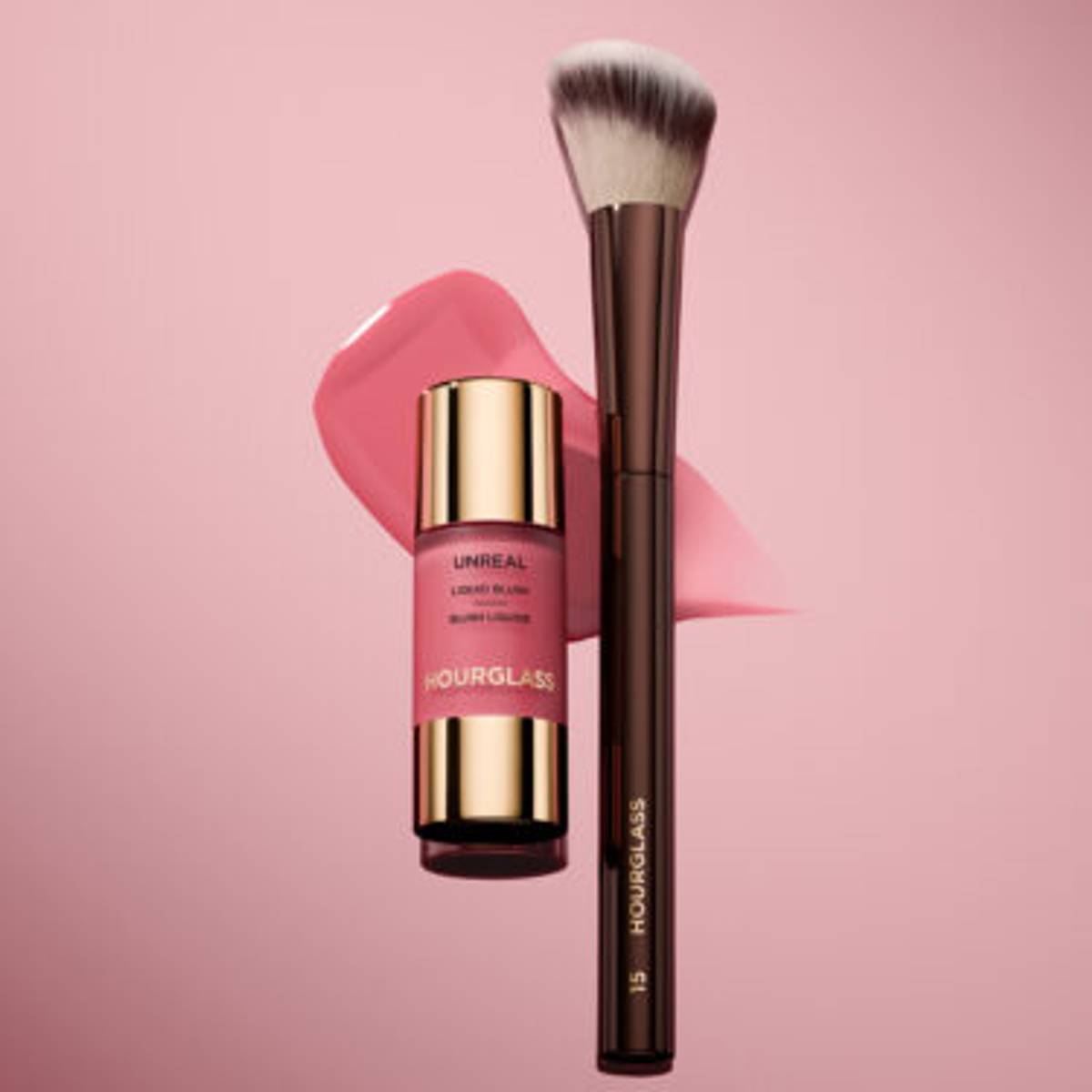 Hourglass Cosmetics Unreal Liquid Blush and Brush