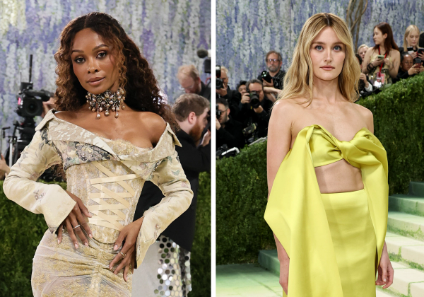 Zuri Hall (left) and Sarah Pidgeon (right) at the 2026 Met Gala