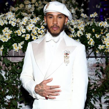 Lewis Hamilton, 2025 Met Gala Co-Chair, attends the 2025 Met Gala Celebrating "Superfine: Tailoring Black Style" at Metropolitan Museum of Art on May 05, 2025 in New York City.