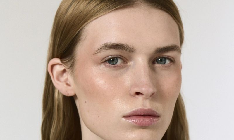 zommed in image of woman's face