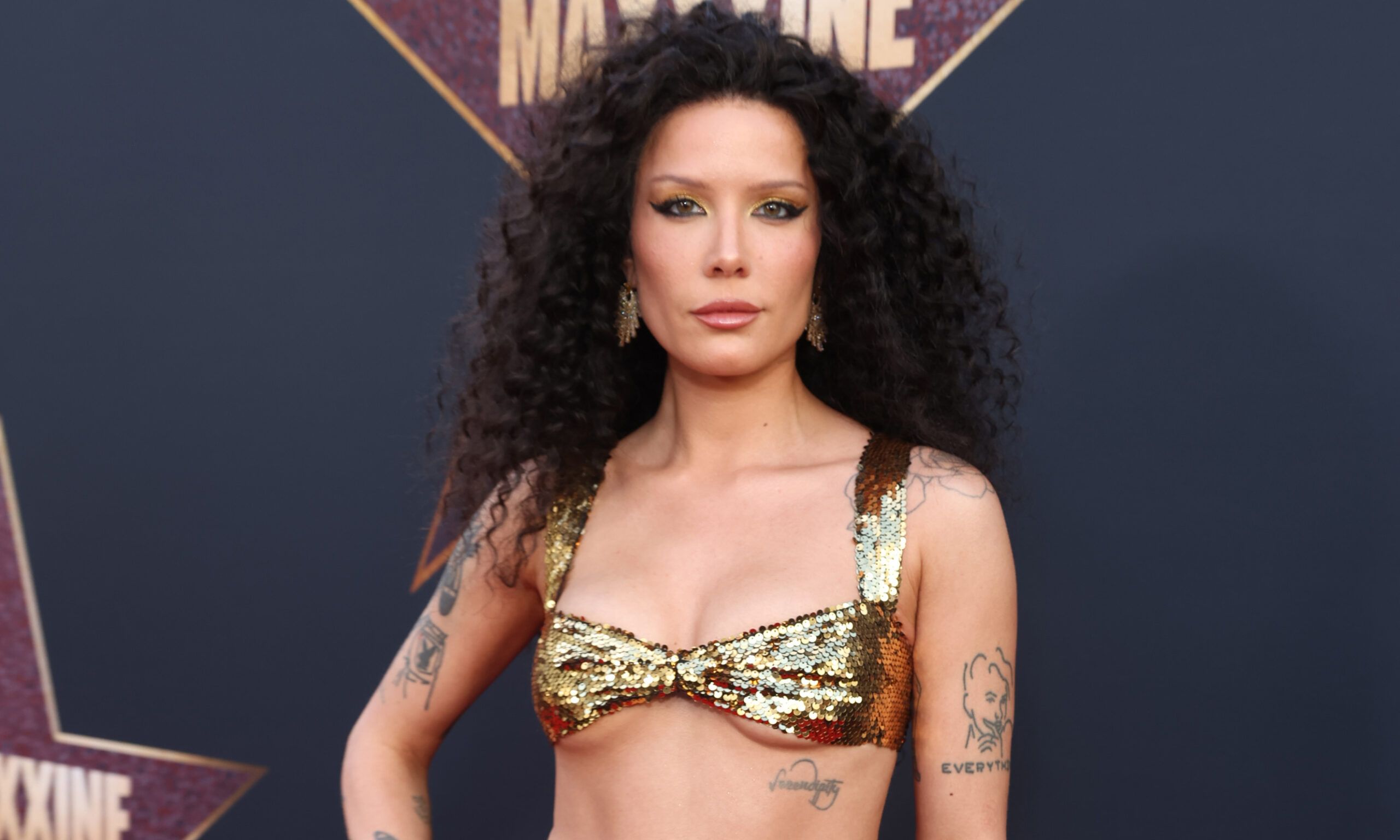 Halsey at the Los Angeles Premiere of A24's "MAXXXINE"