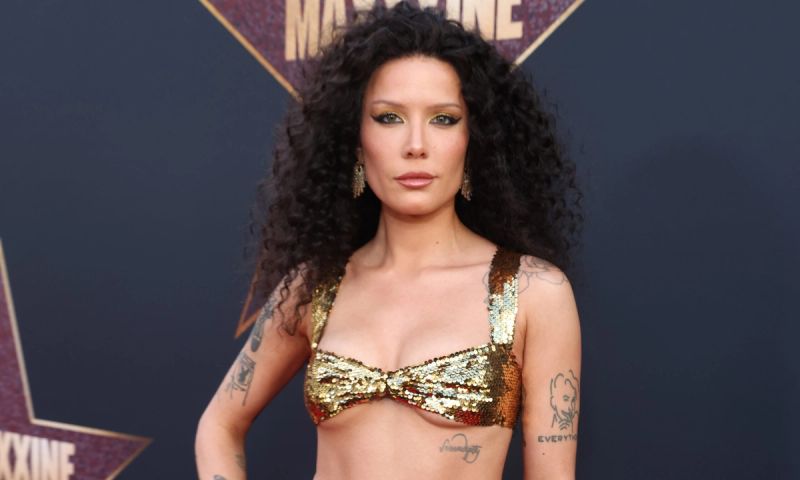 Halsey at the Los Angeles Premiere of A24's "MAXXXINE"