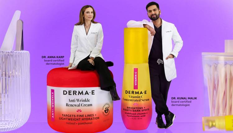 DERMA E rebrand