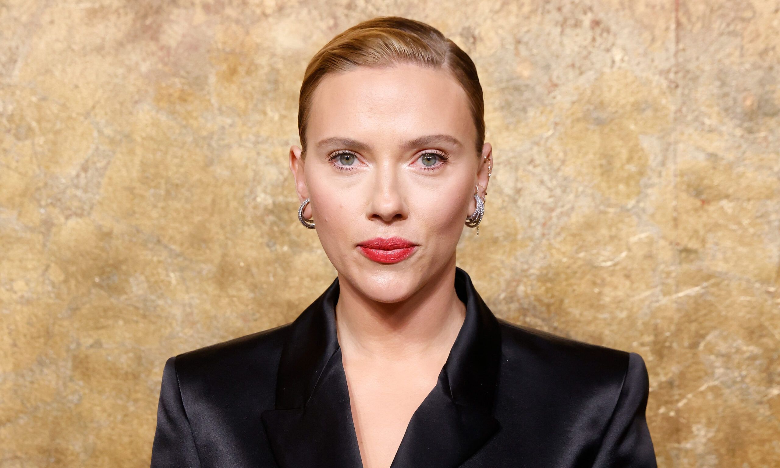 Scarlett Johansson attends the Clooney Foundation for Justice's 2023 Albie Awards at New York Public Library on September 28, 2023 in New York City.
