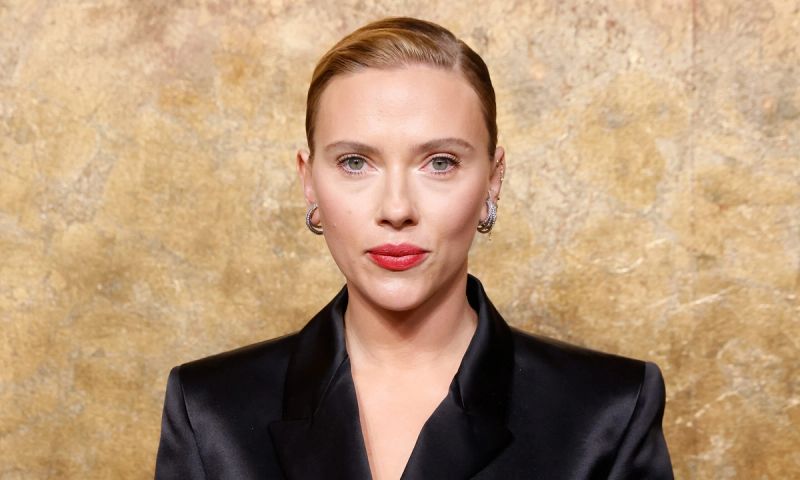 Scarlett Johansson attends the Clooney Foundation for Justice's 2023 Albie Awards at New York Public Library on September 28, 2023 in New York City.