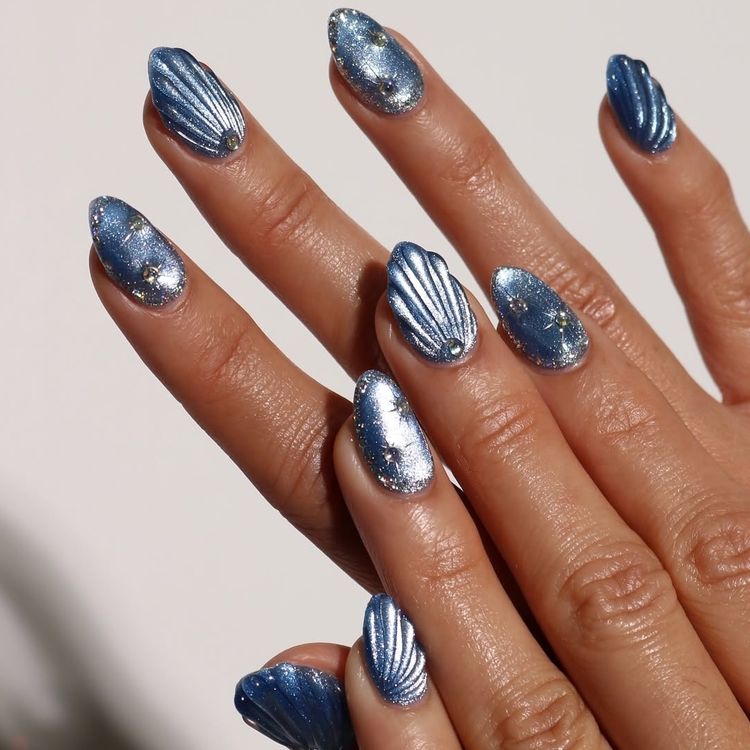 ocean nails @craftedbyaprince