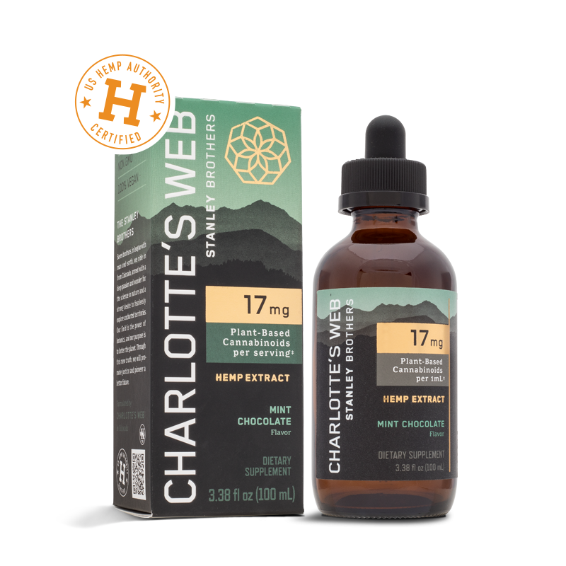 Charlotte's Web CBD Oil 17mg - Mint Chocolate ($75–$189)