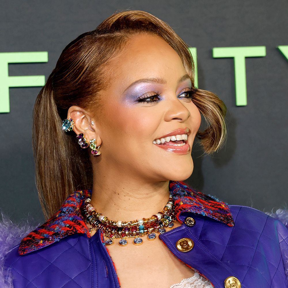 side part high pony updo