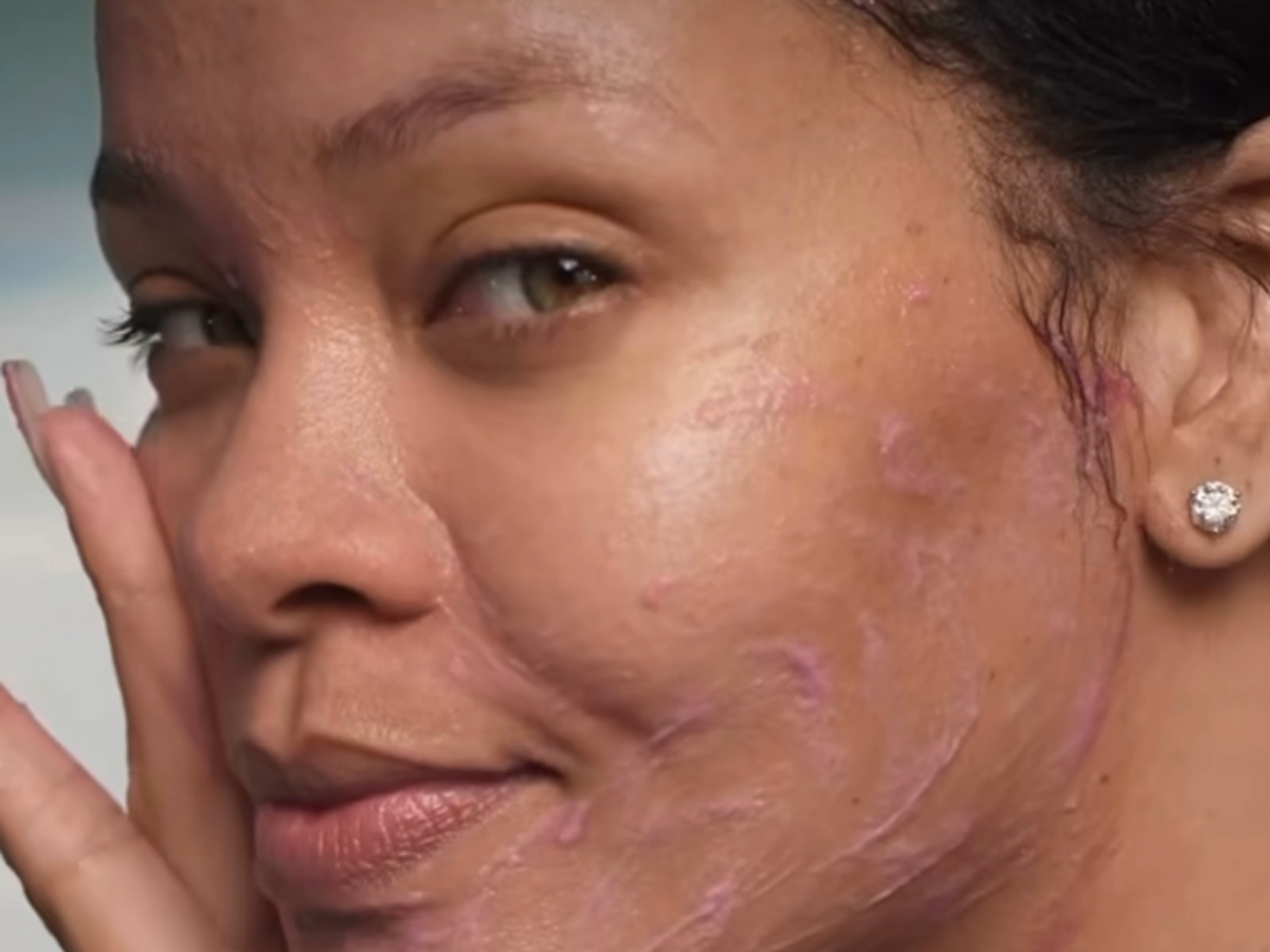 rihanna no makeup