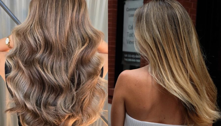 sun-kissed hair