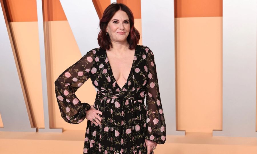 Megan Mullally attends the 2025 Vanity Fair Oscar Party Hosted By Radhika Jones at Wallis Annenberg Center for the Performing Arts on March 02, 2025 in Beverly Hills, California.