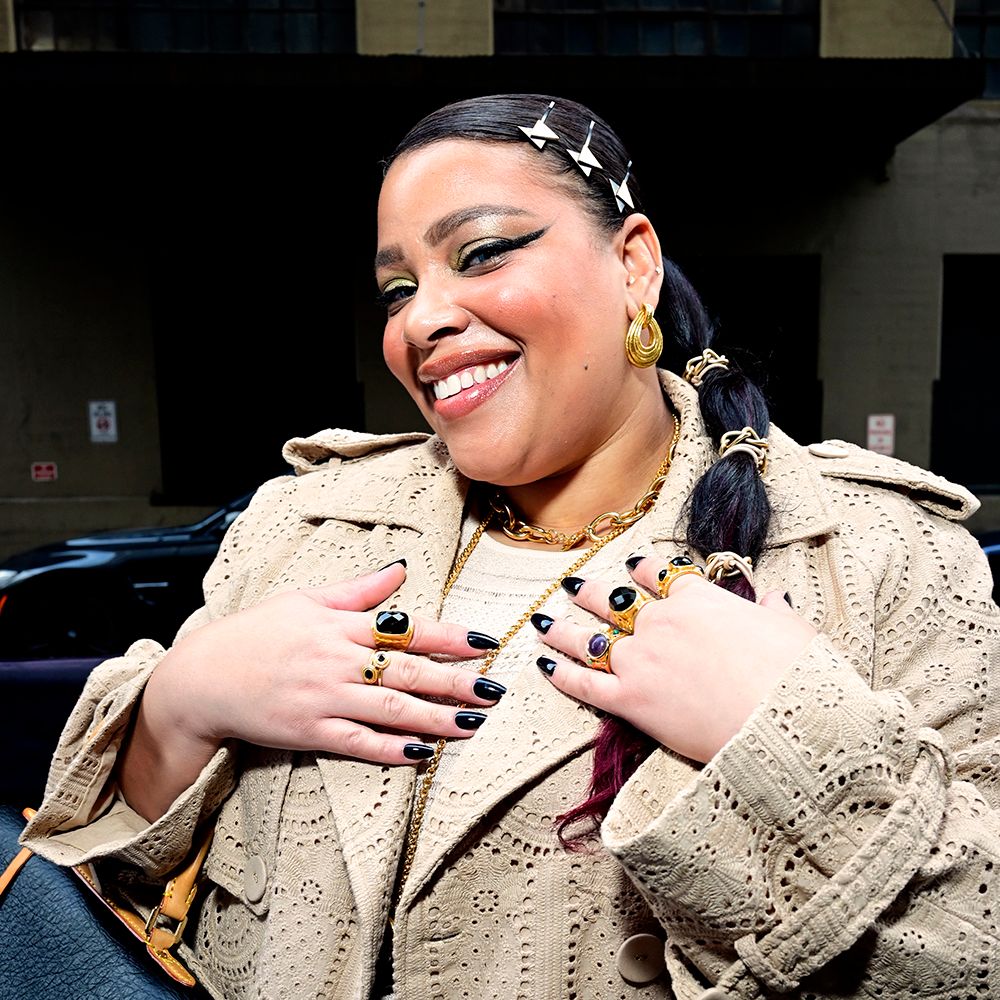 embellished bubble ponytail