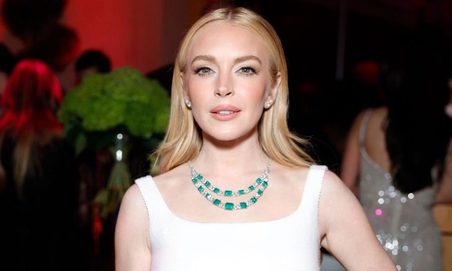 Lindsay Lohan attends the 2025 Vanity Fair Oscar Party Hosted By Radhika Jones at Wallis Annenberg Center for the Performing Arts on March 02, 2025 in Beverly Hills, California.