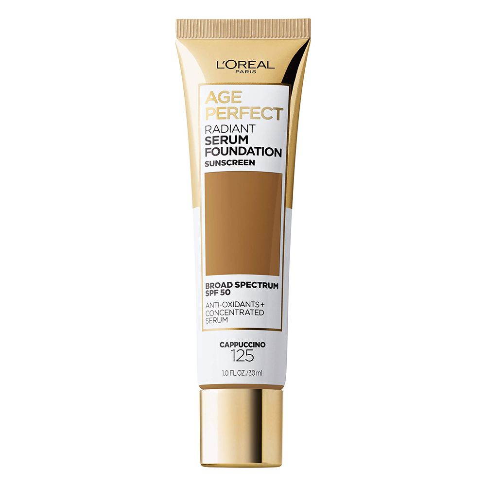 The Best Drugstore Foundation for Dry Skin: L'Oréal Paris Age Perfect Radiant Serum Foundation SPF 50 ($18)