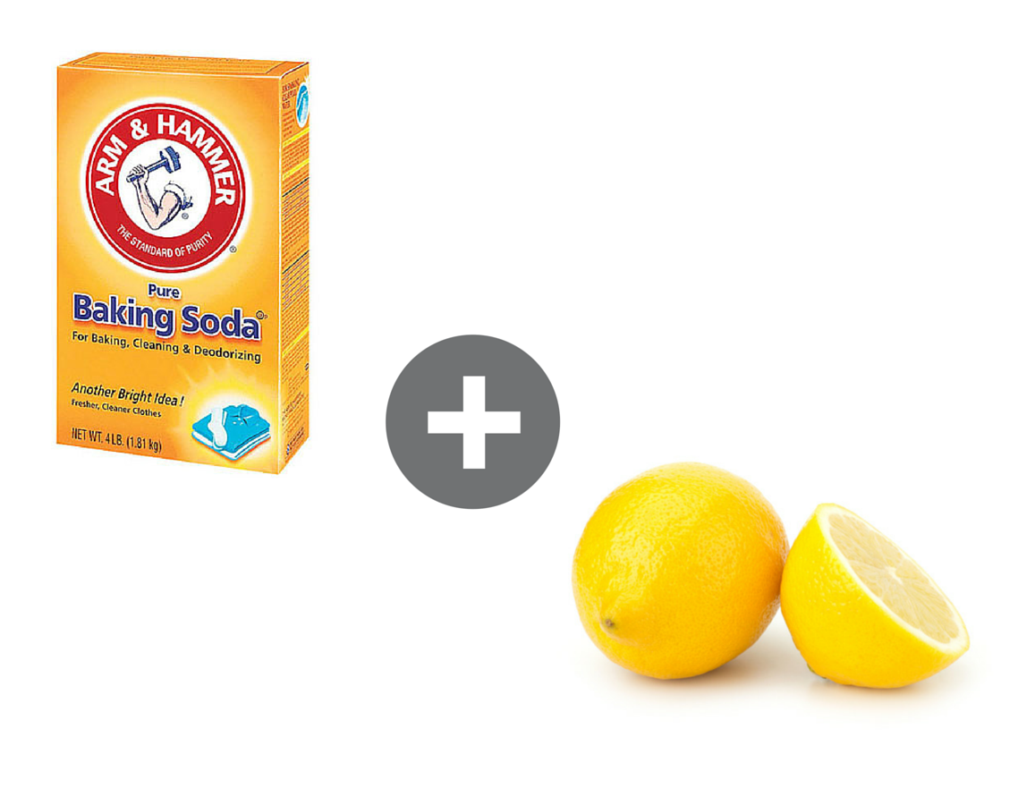 Baking Soda + Lemon Juice = Instant Nail Brightener