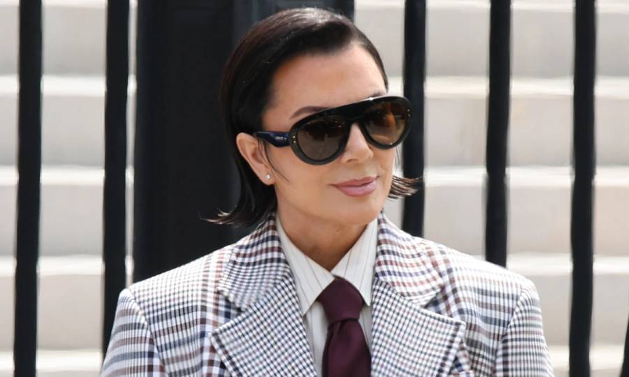 Kim Kardashian and Kris Jenner are seen arriving at Palais De Justice during the robbery trial on on May 13, 2025 in Paris, France.