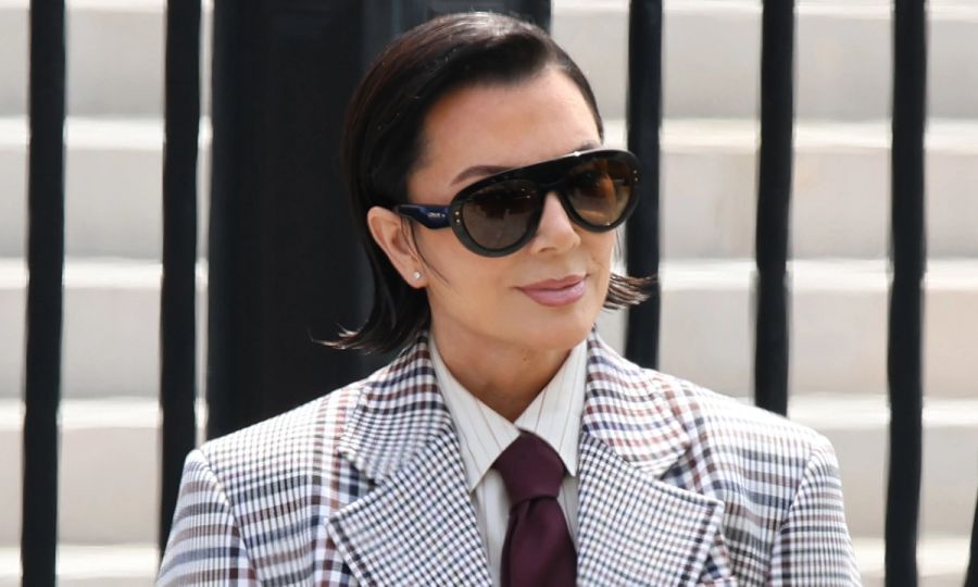 Kim Kardashian and Kris Jenner are seen arriving at Palais De Justice during the robbery trial on on May 13, 2025 in Paris, France.
