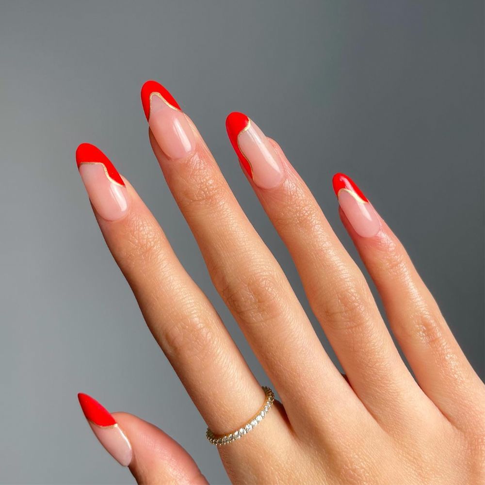 Minimalist Lunar New Year Manicure