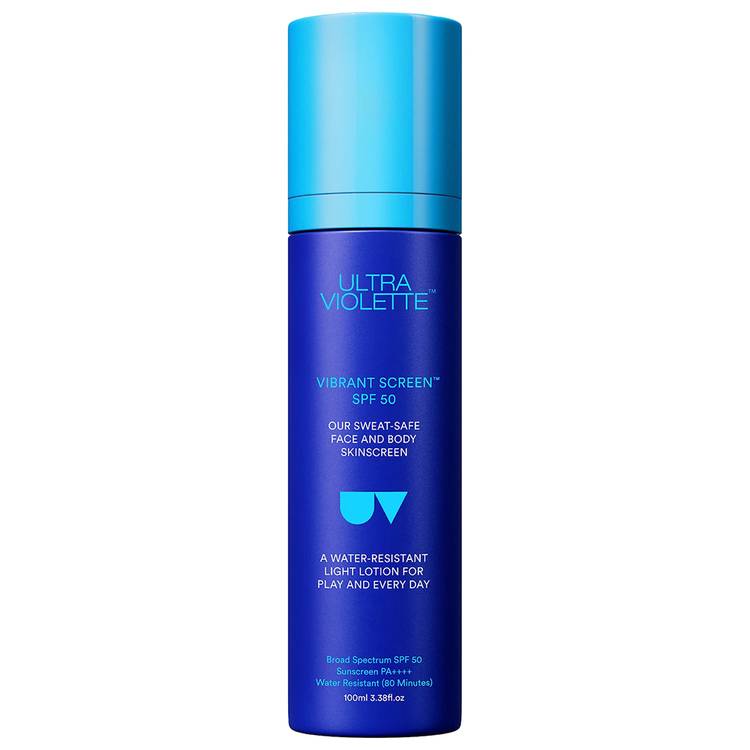 Ultra Violette Vibrant Screen SPF 50 Water Resistant Face and Body Sunscreen ($30)