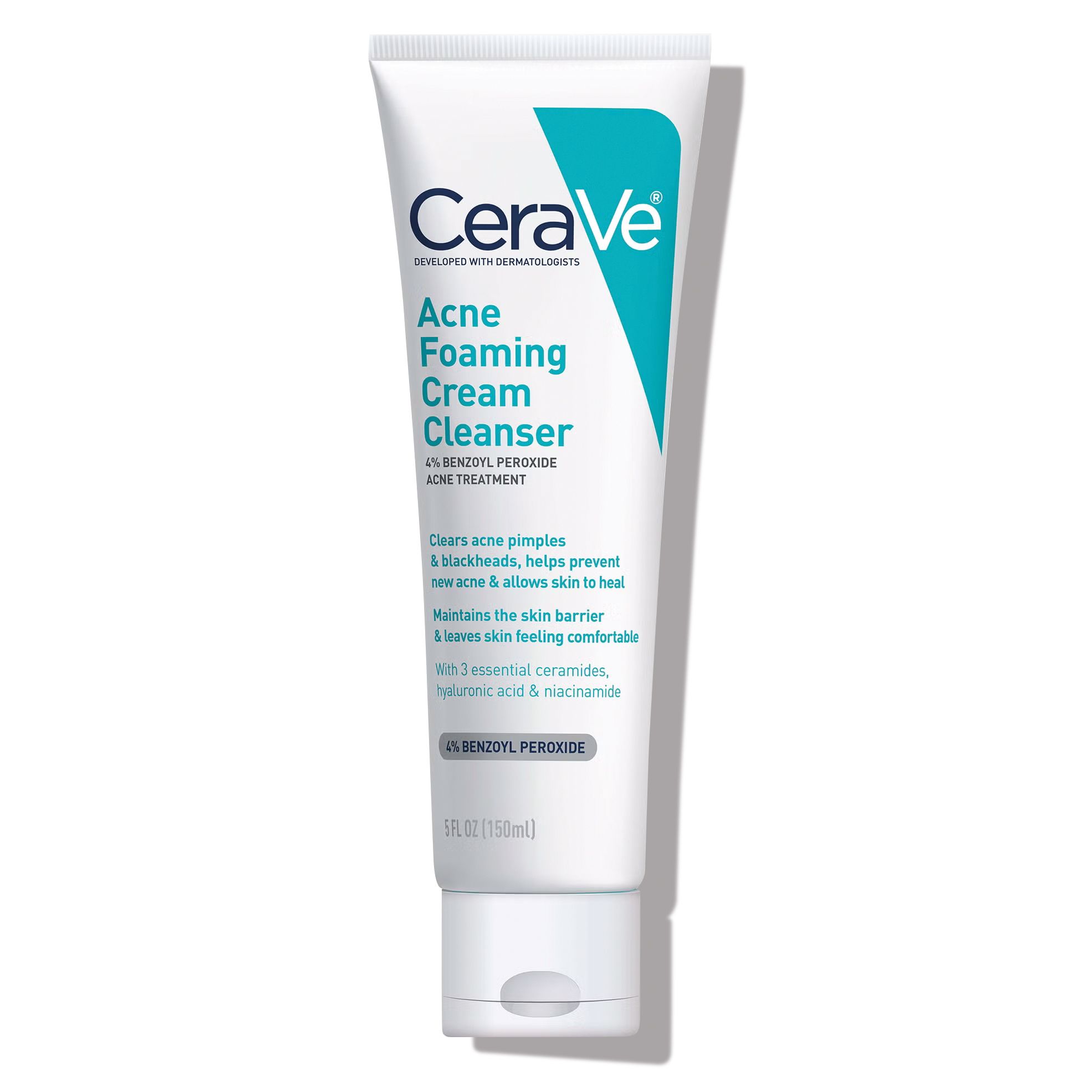 Favorite Acne Cleanser: CeraVe Acne Foaming Cream Cleanser ($18)
