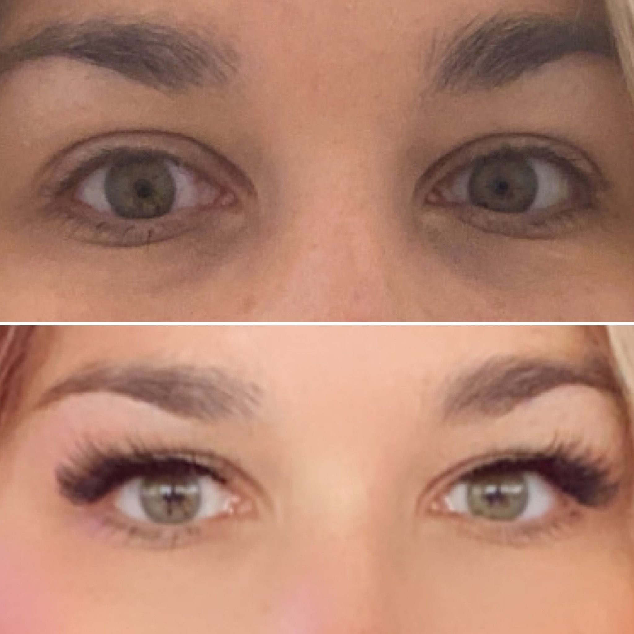 The "Forced Cat's-Eye" Lash Extensions