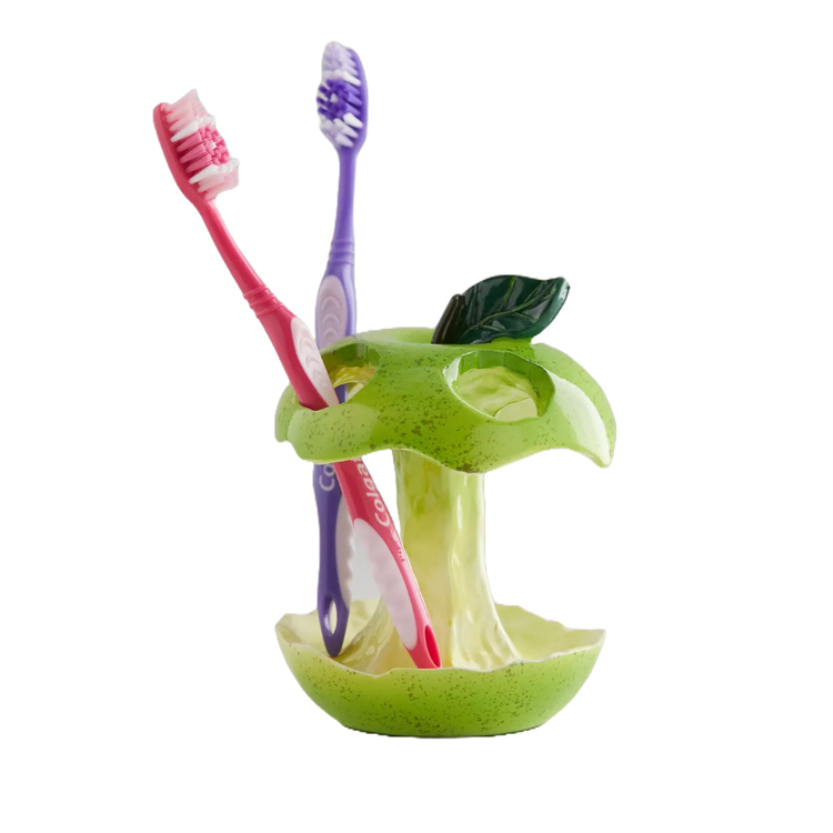 Trash Apple Toothbrush Holder ($20)