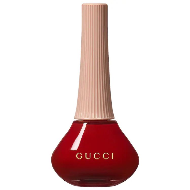 Gucci Glossy Nail Polish in Goldie Red ($35)