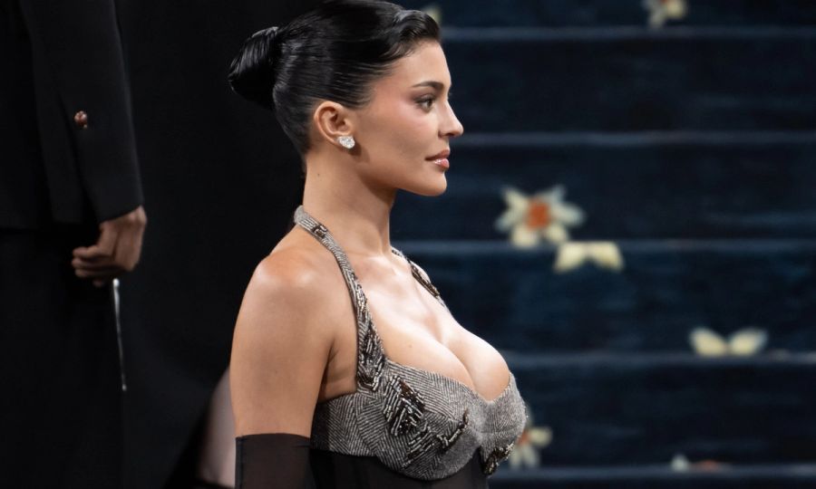 Kylie Jenner attends the 2025 Met Gala celebrating "Superfine: Tailoring Black Style" at Metropolitan Museum of Art on May 05, 2025 in New York City.