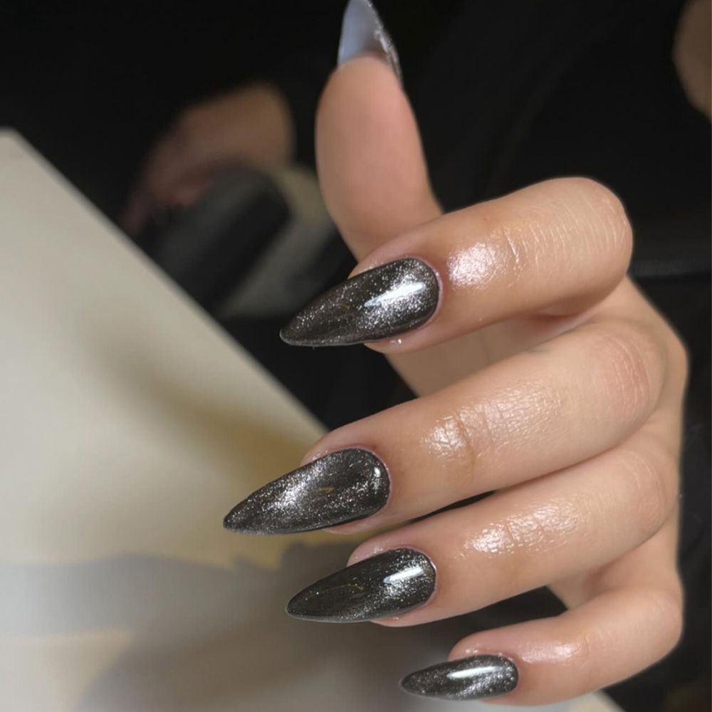 Gray Cashmere Nails