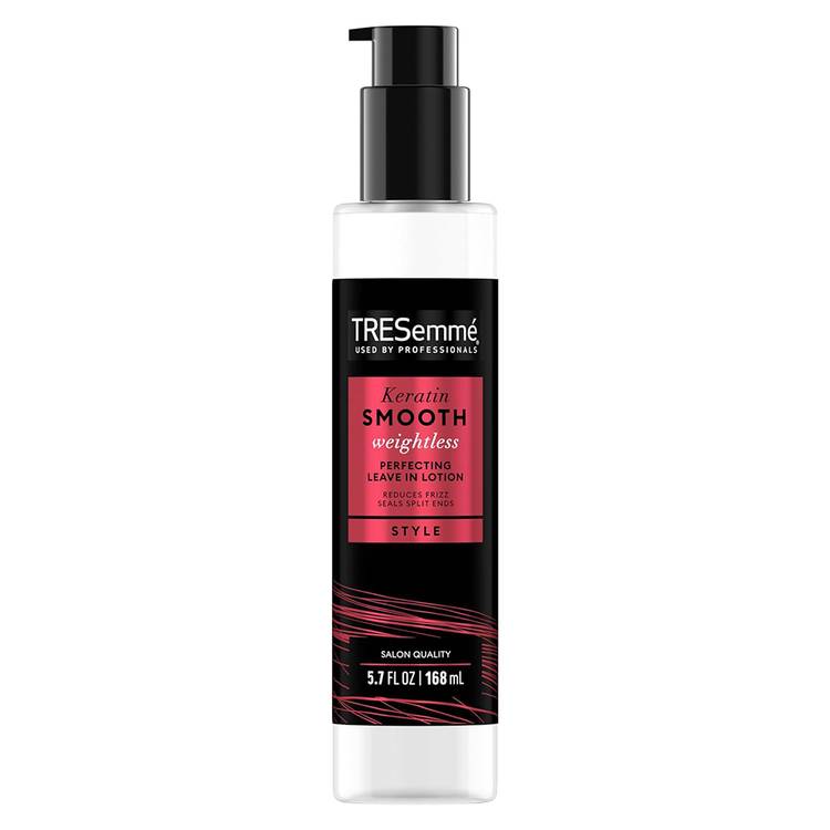 Best Leave-In Treatment: TRESemmé Keratin Smooth Weightless Perfecting Leave-in Lotion ($7)