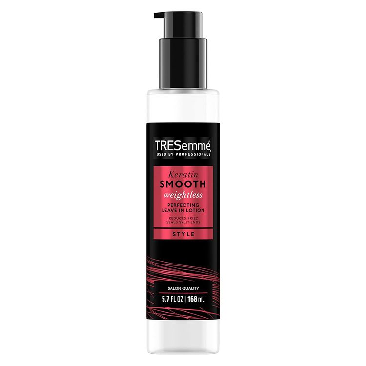 Best Leave-In Treatment: TRESemmé Keratin Smooth Weightless Perfecting Leave-in Lotion ($7)
