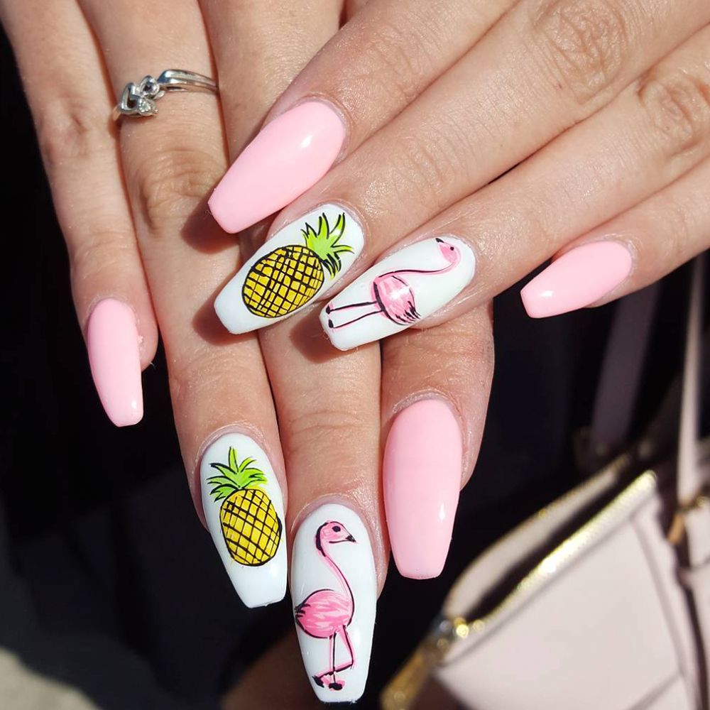 pineapple nails
