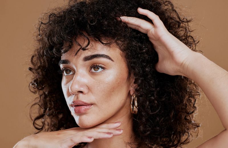 straighten textured hair