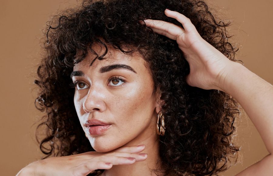 straighten textured hair