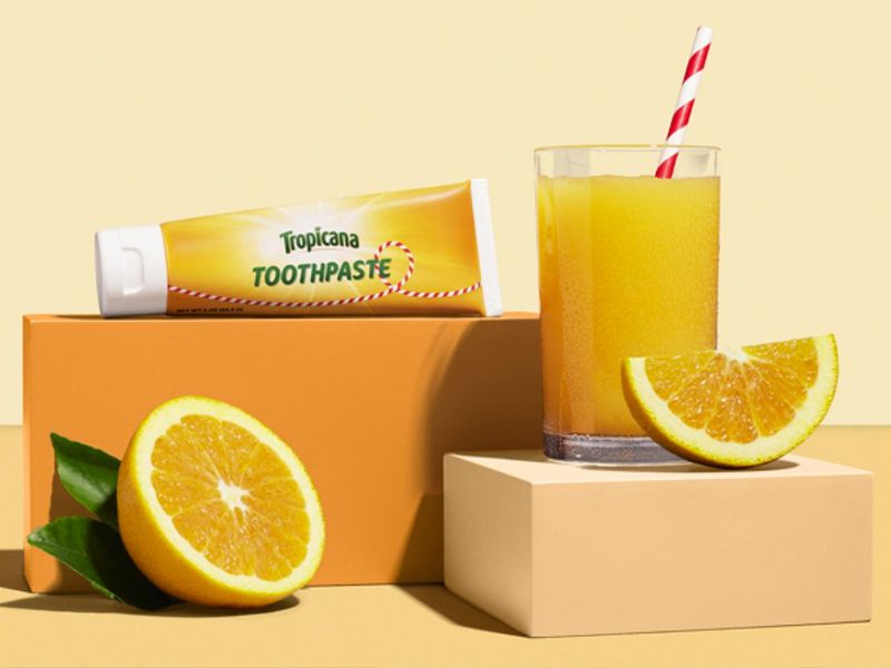 Tropicana Developed Toothpaste That Won’t Wreck Your Glass of Orange Juice