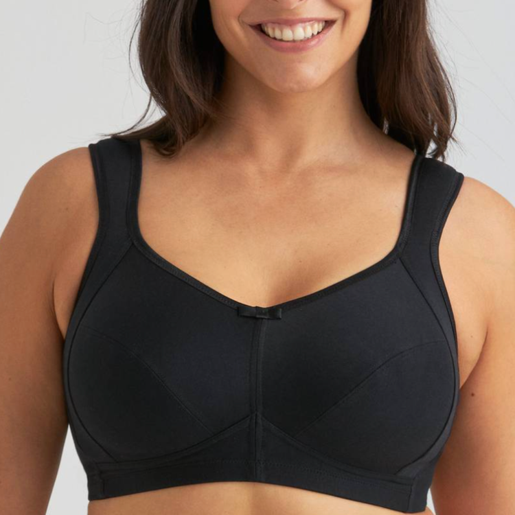 Miss Mary of Sweden Cotton Divide Bra ($70)