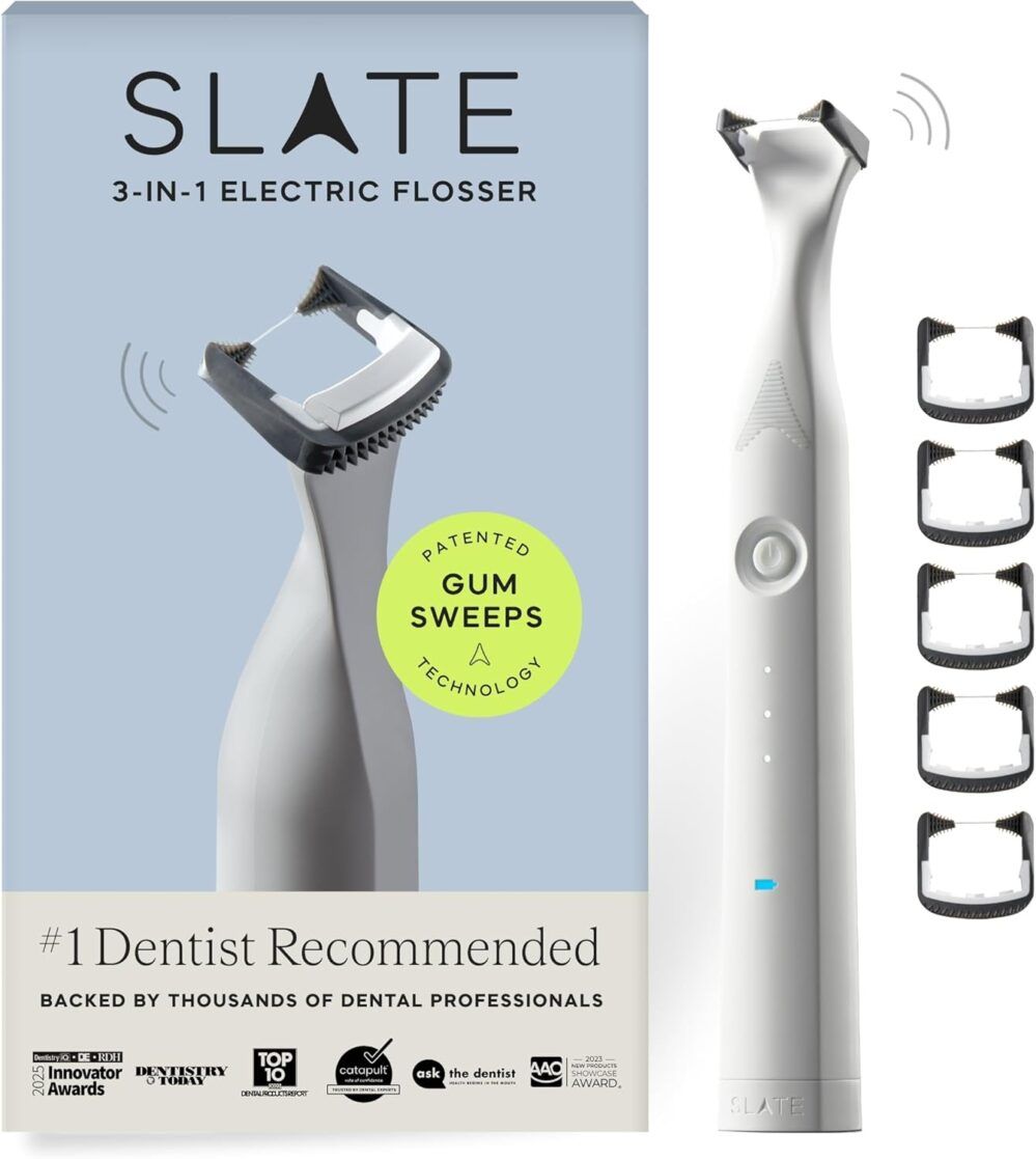 Slate Rechargeable Electric Flosser ($130)