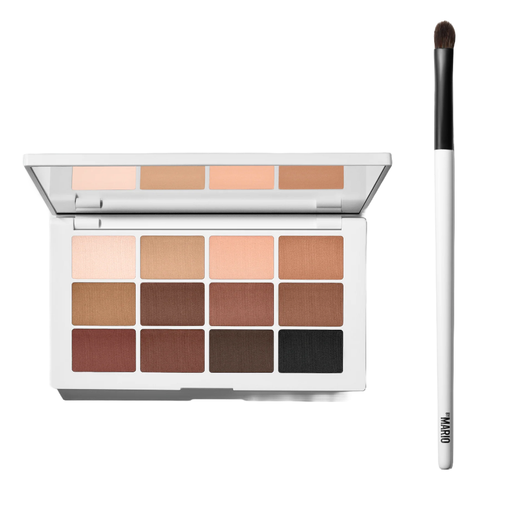 Makeup by Mario Master Mattes Eyeshadow Palette ($52) and E5 Precision Eyeshadow Brush ($24)