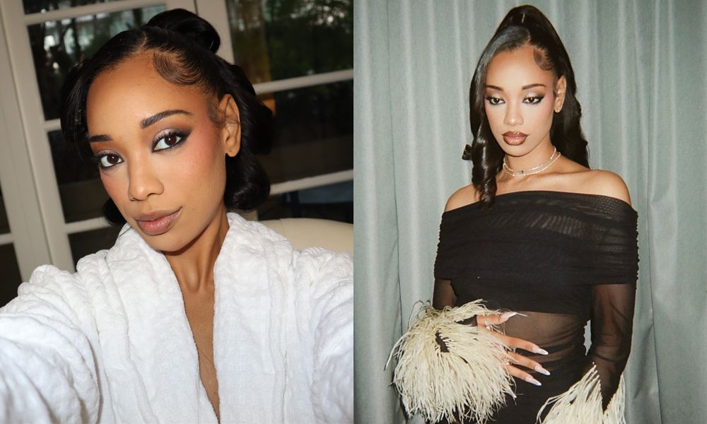 kylie jefferson behind the scenes pre-red carpet glam